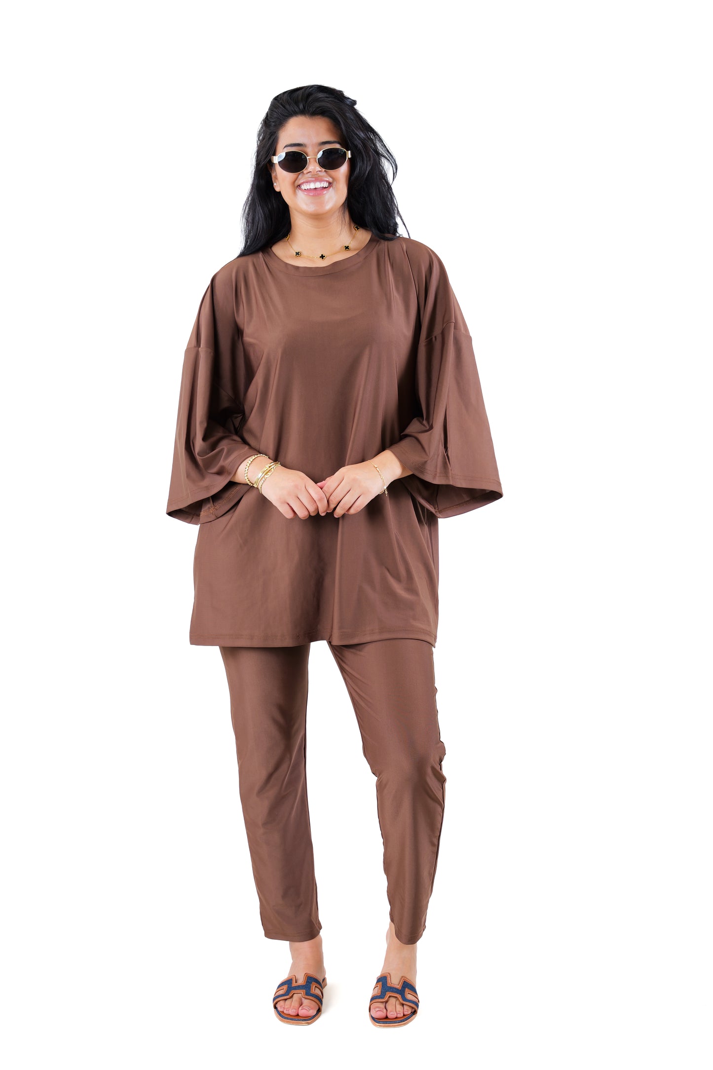 Brown Burkini - Loose fit leggings
