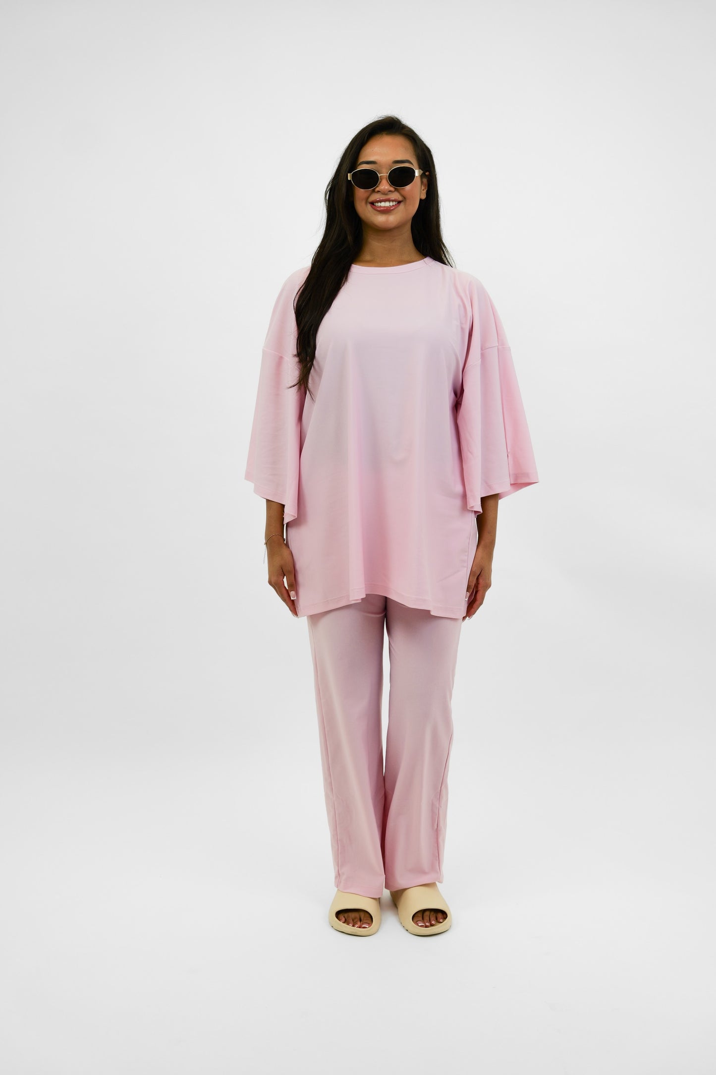 Baby pink Burkini - Wide pants
