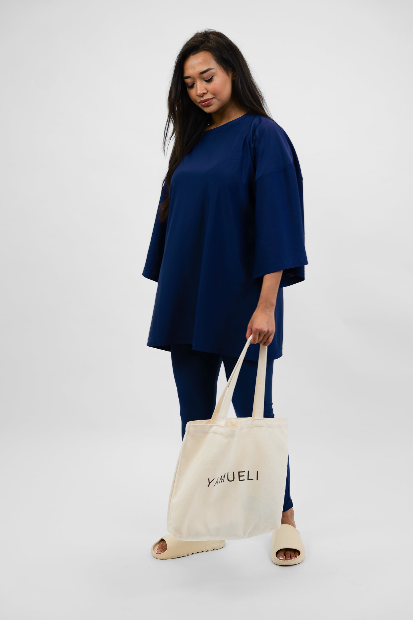 Navy Blue - Loose fit legging