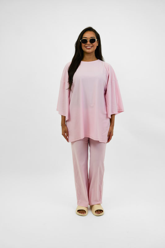 Baby pink Burkini - Wide pants