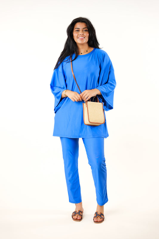 Royal blue - Loose fit leggings