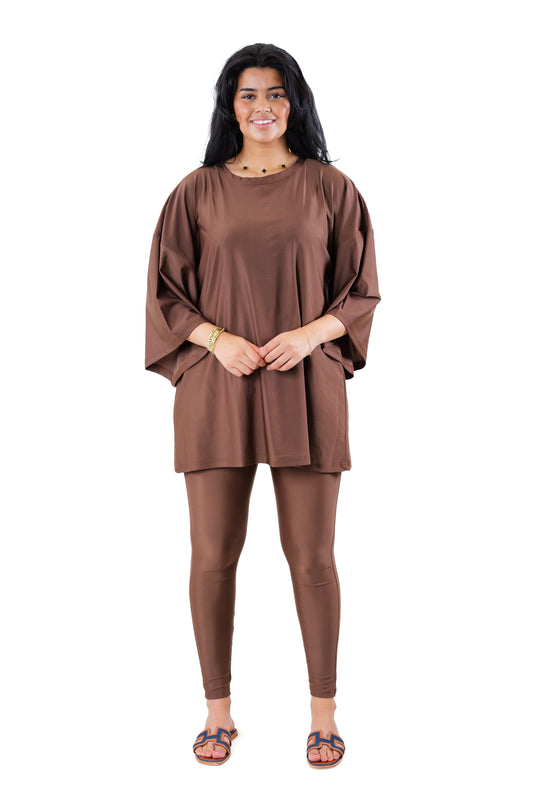 Brown Burkini - Leggings