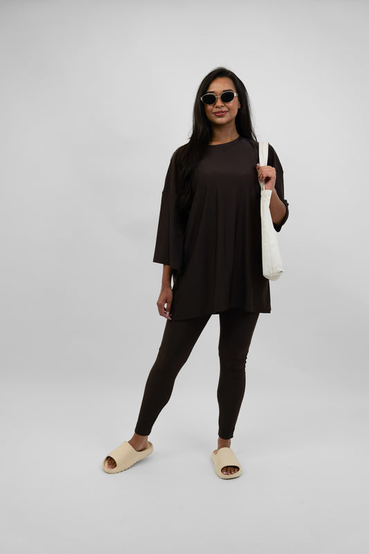 Dark Brown burkini - Legging