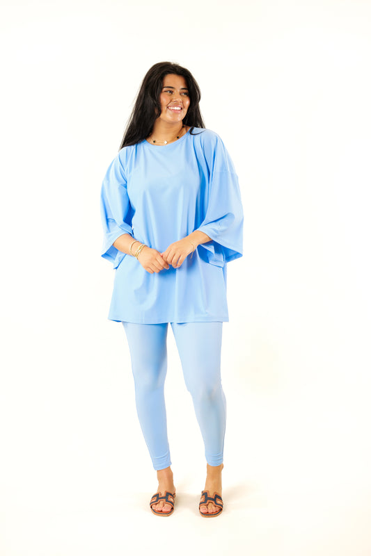 Light Blue Burkini - Legging
